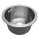 thumbnail image 5 of Fregadero De Cocina De Acero Inoxidable, Fregadero De Cocina Redondo De Un Lavabo Con Colador Para Baños De RV, Barco, Yate, Hogar, Bar, 5 of 7