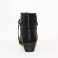 thumbnail image 4 of TOP Moda EC89 Bottines à Talon Bas Épais à Lacets pour Femmes (7.5, Noir), 4 of 4