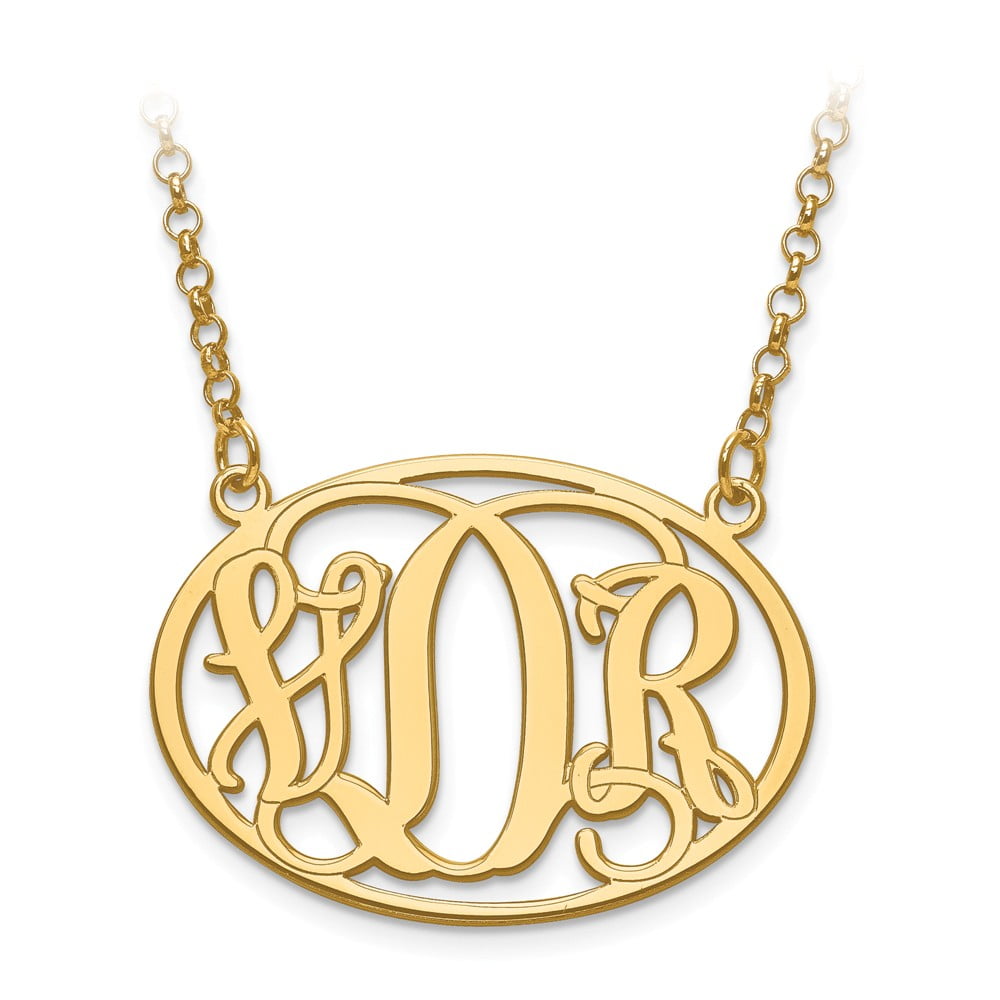 GemApex 10K Yellow Gold necklace with pendant Personalized Walmart