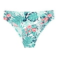 thumbnail image 3 of YUUMIN Girls Solid Color Swim Brief Triangle Bikini Bottoms Swim Underpants Gymnastics Dance Tights Shorts Palm Leaves 14, 3 of 5