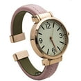 thumbnail image 2 of Blekon Collections Quartz Women's 34mm Case Double Leather Bangle Watch, 2 of 5