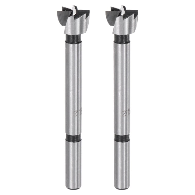 2 Pack Forstner Drill Bit 19/32"(15mm) High-Speed Steel Multi-tooth Forstner Bit for Wood Plywood Plastic Drill Tool