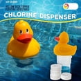 thumbnail image 5 of Premium Animal Floating Pool Chlorine Dispenser for Chemical Tablets Fits 3" Tabs Bromine Holder (Little Yellow Duck ), 5 of 5