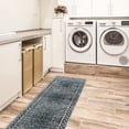 thumbnail image 2 of SussexHome Non Skid Washable Laundry Room Rug Runner - 20 x 59 Inches Heavy Duty 100 % Polyester Laundry Mat for Laundry Room, Kitchen, Bathroom, Basement, 2 of 9