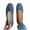 Red, Blue, variant on Lovskoo Womens Embellished Flats Round Toe Comfort Casual Slip On Shoes Spring Summer