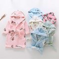 thumbnail image 4 of Yukata para bebé ZHAOCHENG Pijamas para Niños Franela 90cm blanco fresa, 4 of 4