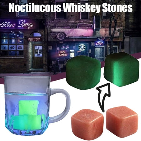 

MRULIC Kitchen supplies Noctilucous Whiskey Stones Gift Presents Gadgets Boyfriend Husband Grandpa + E
