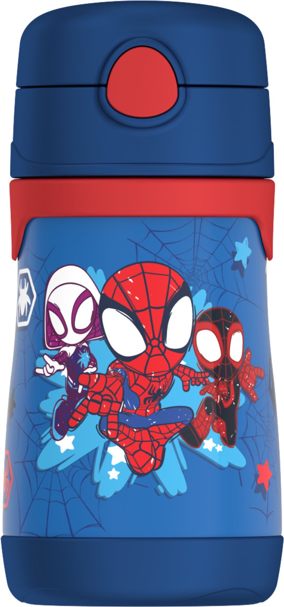 Thermos Kids Bouteille avec Paille en Acier Inoxydable 10 Oz, Spiderman ...