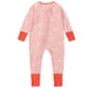 thumbnail image 4 of Cowsor Onepiece Romper Baby Boy Girl Newborn Zip Up Outfit Long Sleeve Rollover cuffs, 4 of 7