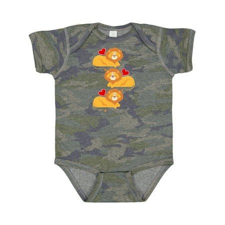 

Inktastic Lion Jungle Animals Outfit Gift Baby Boy or Baby Girl Bodysuit