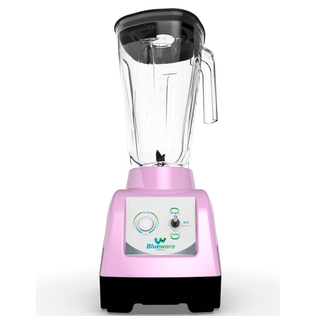 Licuadora Blueware 750 Watts 2 Vel Vaso Plastico 2 Lts Rosa