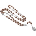thumbnail image 4 of Wooden Rosary Beads for Men, Elegant Neck Chain with Detailed Craftsmanship, Stylish Look, 4 of 5