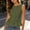 Army Green loose fit sleeveless blouse a1, variant on Loose Fit Sleeveless Button Down Top for Women, Casual Ruffle Peplum Blouse, Soft Stretch Tee for Holiday Office Travel Daily Wear, Pink M