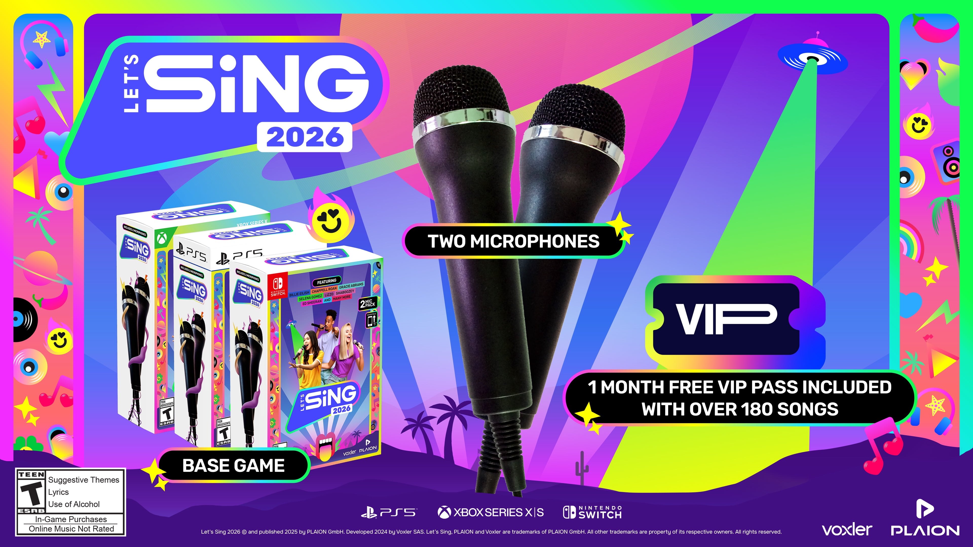 Lets Sing 2026 + 2 Mics for Xbox Series X - Walmart.com