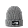 thumbnail image 1 of Gorro con el logotipo de THE NORTH FACE con puños TNF, gris jaspeado medio, 1 of 2