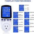thumbnail image 3 of Upgraded Wattmeter Power Meter Socket Home Electricity Usage Meter, Electric Usage Meter Consumption-Perfet, 3 of 5