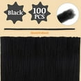thumbnail image 4 of BESTSKY Black Pipe Cleaners for Hair, Pipe Cleaners, 100 PCS Black Pipe Cleaners for Locs Chenille Stems Pipe Cleaners Craft Supplies for Wig Weaving DIY Halloween Decorations, 4 of 7