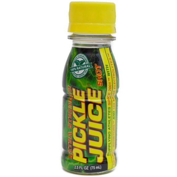 Pickle Juice Muscle Cramp Relief Shots, Clinically Proven, Extra Strength, 48 Pack 2.5 oz