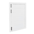 thumbnail image 6 of 23.6"x35.4" Single Swinging Door, Square Cafe Saloon Swing Door with 3 Hinges,1.37in Thick Solid Wood Partition Door for Hallway Kitchen Bar Pub Shop (White), 6 of 25