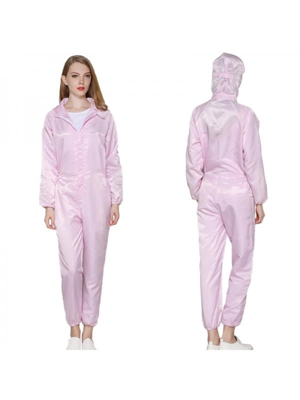 Reusable Washable Coveralls Antistatic Hood Painters Protective Overalls Suit