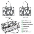 thumbnail image 2 of Large Capacity Tote Bag,Halloween Ghost Eyes Pattern Handbag Fashion Luxury Tote Bag,15.7"x13"x 5.1" Inches,Laptop Compatible, 2 of 6