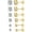 B-Yellow Gold-3-8MM (6 Pairs), variant on Titanium Stud Earrings Set Hypoallergenic Cubic Zirconia Round Surgical Stainless Steel 4 Prong Stud Earring Jewelry for Women Men