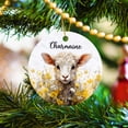 thumbnail image 3 of Baby Sheep Ornament Gifts for Kid Girl Boy Besties Friends Animal Lovers, Personalized Sheep Ornament Christmas Tree, Customized Name Baby Sheeps Ornament Xmas, Cute Sheep Christmas Ornaments 2025, 3 of 6