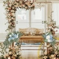 thumbnail image 6 of YIKA Festival Decorations Wedding Simulation Flower Welcome Flower Arched Flower Signboard Flower Table Photography Decoration Wedding Supplies Two Piece Set Bouquets Decoration, 6 of 6