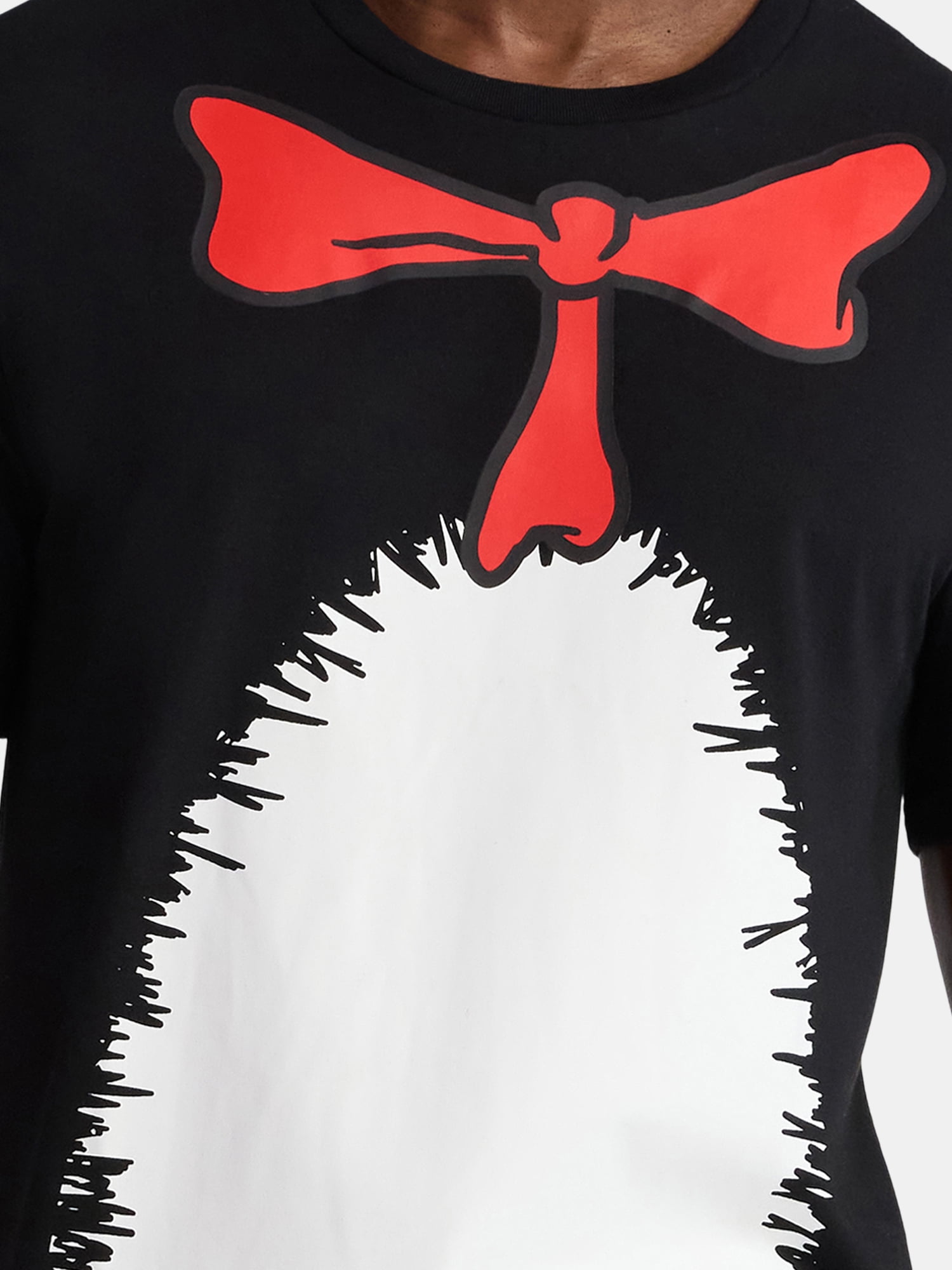 The Cat In The Hat, Men's & Big Men's Graphic Halloween Cosplay T-Shirt and Matching Character Beanie, Sizes XS-3XL