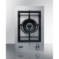 thumbnail image 1 of Summit Appliance GCJ1SS 12 Po Acier Inoxydable Grand 1 Brûleur Cuisinière à Gaz, Acier Inoxydable, 1 of 5