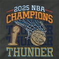 thumbnail image 4 of Unisex Stadium Essentials  Black Oklahoma City Thunder 2025 NBA Finals Champions Oversized Vintage Wash T-Shirt, 4 of 4