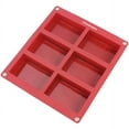 thumbnail image 5 of Freshware 6-Cavity Rectangle Soap Bar and Resin Premium Silicone Mold, SP-100RD, 5 of 5