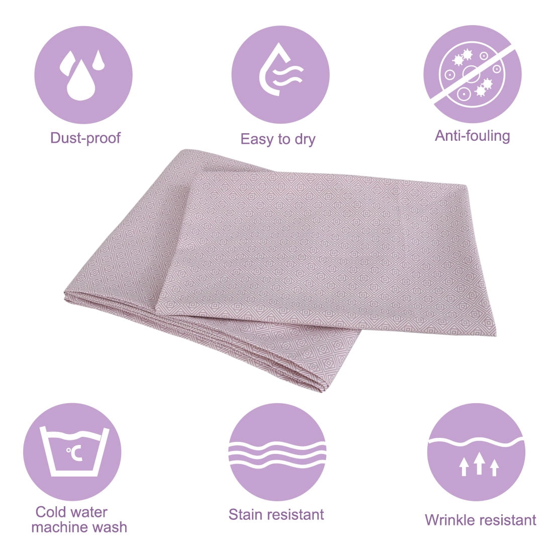 Brushed Microfiber 4 Piece Sheet Set Soft Breathable Full Size