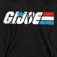 thumbnail image 2 of G.I. Joe Distressed Logo Unisex Adult Pull-Over Hoodie, Black, Medium, 2 of 5