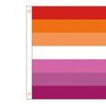 thumbnail image 3 of Pohot 60x90cm Outdoor Pride Flag LGBTQ+ Hanging Flag Banner Colorful Gay Pride Striped Flag for Intersex Community Intersex Progress Bisexual, 3 of 9