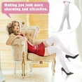 Party Supplies 2024 Opaque Bow Stockings Thigh High Stockings Black
