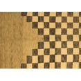 thumbnail image 1 of Ahgly Company Indoor Rectangle Abstract Brown Modern Area Rugs, 3' x 5', 1 of 4