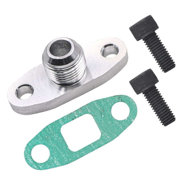 Kit adaptador de junta de brida de entrada de alimentación de aceite Turbo, práctico y útil para T40 T60 T70