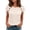 Beige, variant on T Shirts for Women 2026 Summer Short Sleeve Crewneck Ribbed Dressy Casual Office Work Tshirt Womens Tees