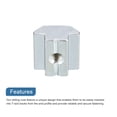 thumbnail image 4 of T Tuercas, 30uds - Níquel Chapado Carbono Acero T Ranurados Pernos, 4545 Serie M5 Martillo Cabeza Sujetador, Deslizante T Tuercas para Aluminio Extrusión Perfil (Plateado), 4 of 6
