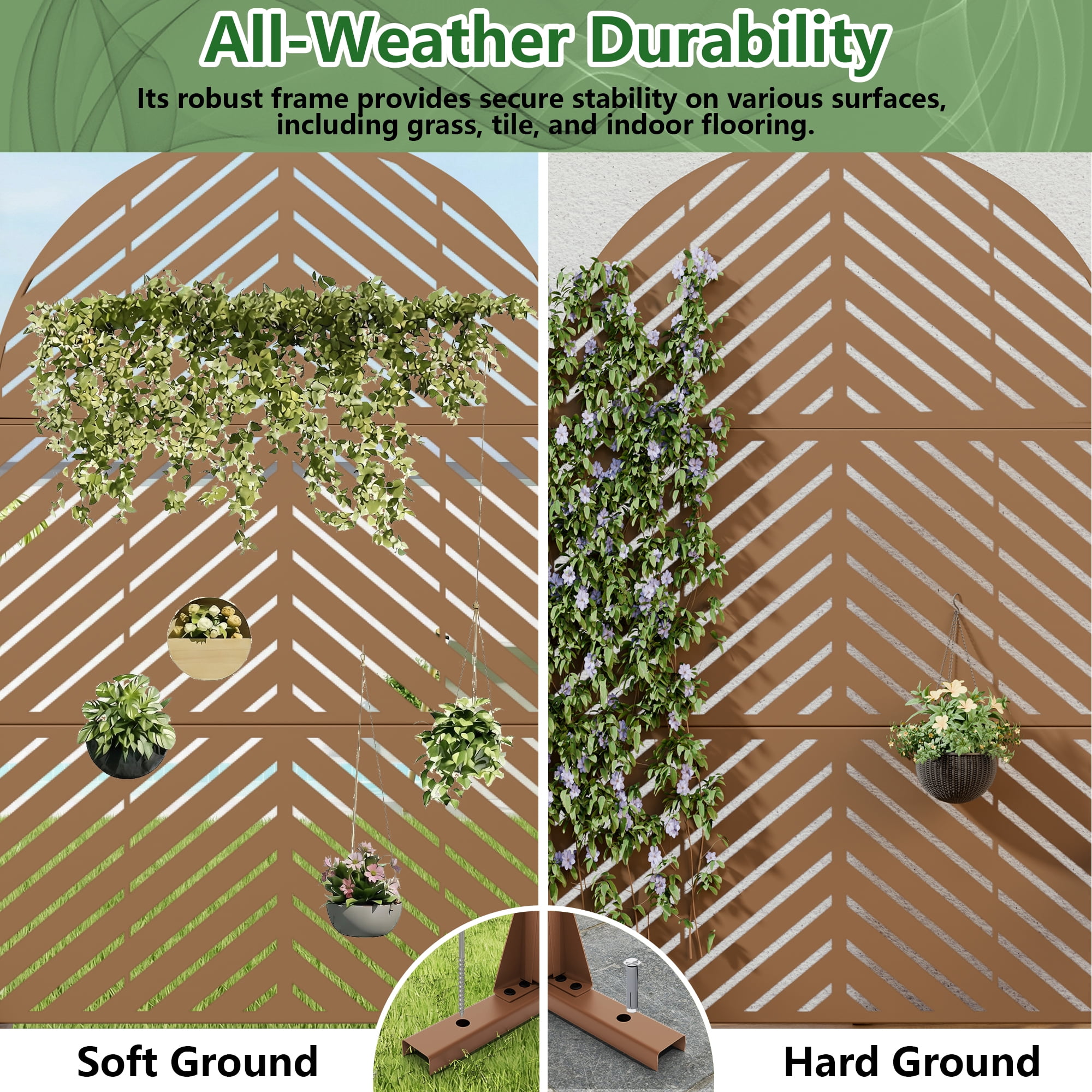 Privacy Metal Screen Fence Panel
