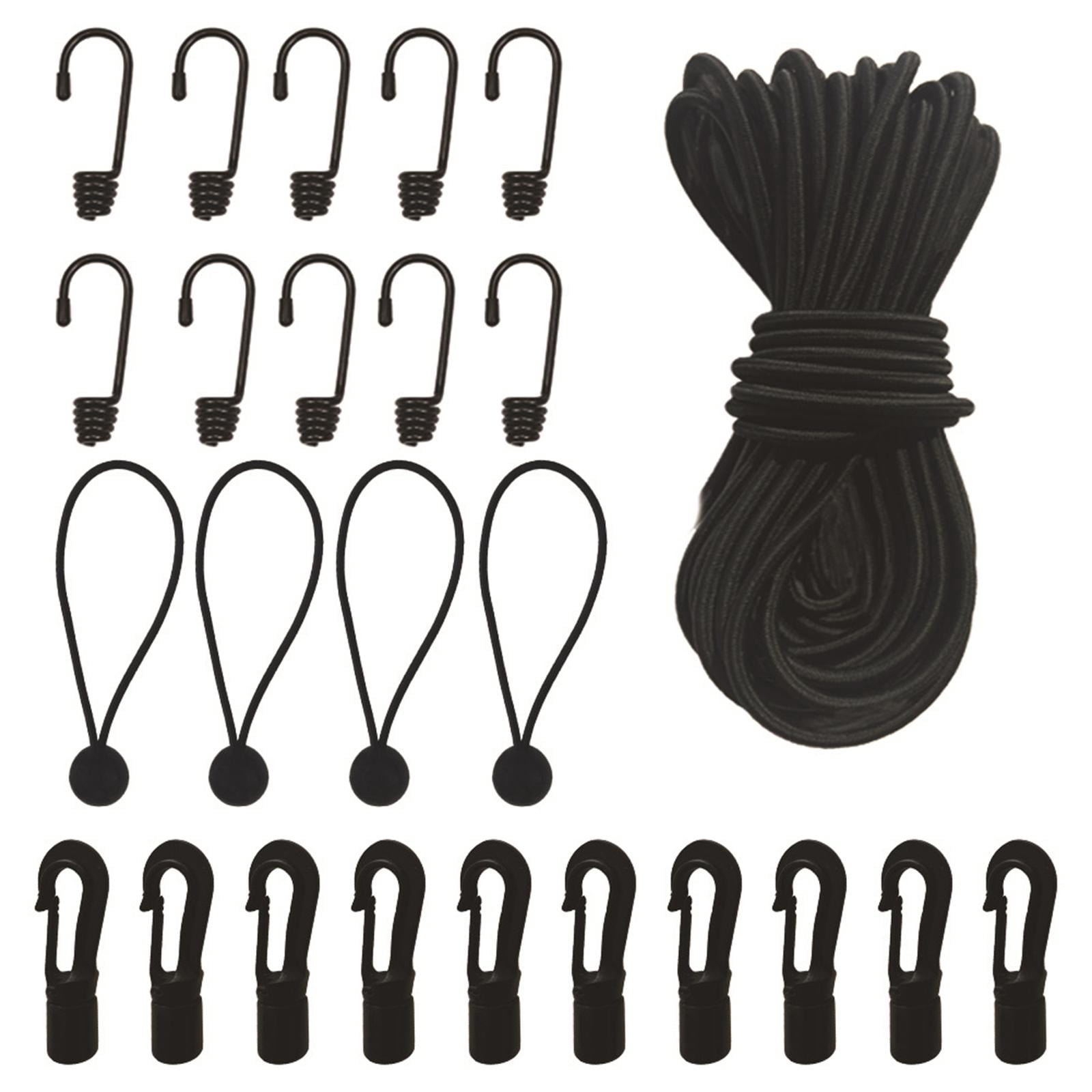 DimyFew Elastic Bungee Shock Cord, Elastic Rope 15.9M Length Luggage Straps Kayak Bungee