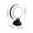 Black, variant on RGB Video Light with Stand, Portable LED Ring Light for Phone Selfie, Vlogging, YouTube, Live Streaming, Adjustable Color Temperature & 16 RGB Modes, Rechargeable 1800mAh Battery, Foldable Clip