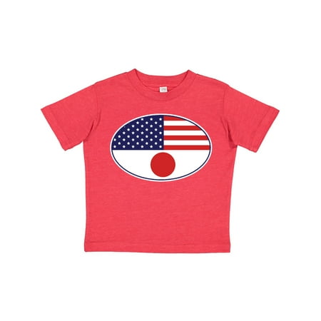 

Inktastic Japanese American Flag Gift Toddler Boy or Toddler Girl T-Shirt