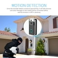 thumbnail image 4 of MesaSe Wireless Video Doorbell 720P Visual Real-time   Video Bell PIR Detection  2-Way Talk Home   with 166° Viewing Angle Smart Door Bell Supports Cloud Storage or TF, 4 of 7