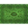 thumbnail image 1 of Ahgly Company Machine Washable Indoor Rectangle Persian Green Traditional Area Rugs, 7' x 10', 1 of 1