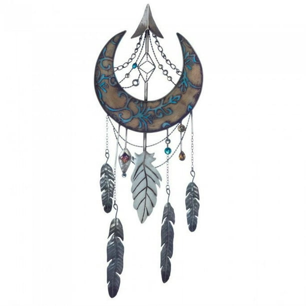 Gallery of Light Inc Crescent Moon Native-Style Metal Wall Decor