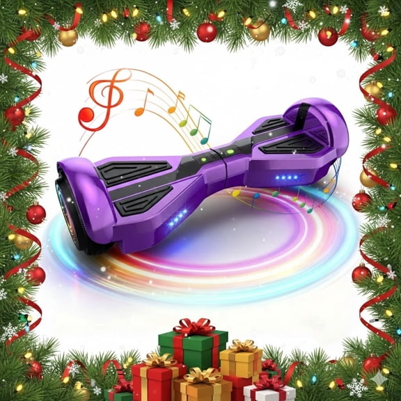 MOSTA All Terrain Self-Balance Scoote ,Electric Scooter Board for Kids & Adults with Bluetooth and Led Lights,6.5 inch,165 lbs capacity Perfect Gift