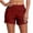 Wine, variant on Antinious Women Elastic Waist Swim Shorts Lightweight Relaxed Breathable Beach Pants