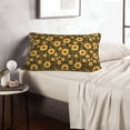 thumbnail image 6 of Pofeuu Vintage Plaid Sunflower Print Polyester Microfiber Plush Pillowcases, Super Soft and Cozy Pillow Case Covers with Envelop Closure（Pillow core not included）-16"x24", 6 of 6
